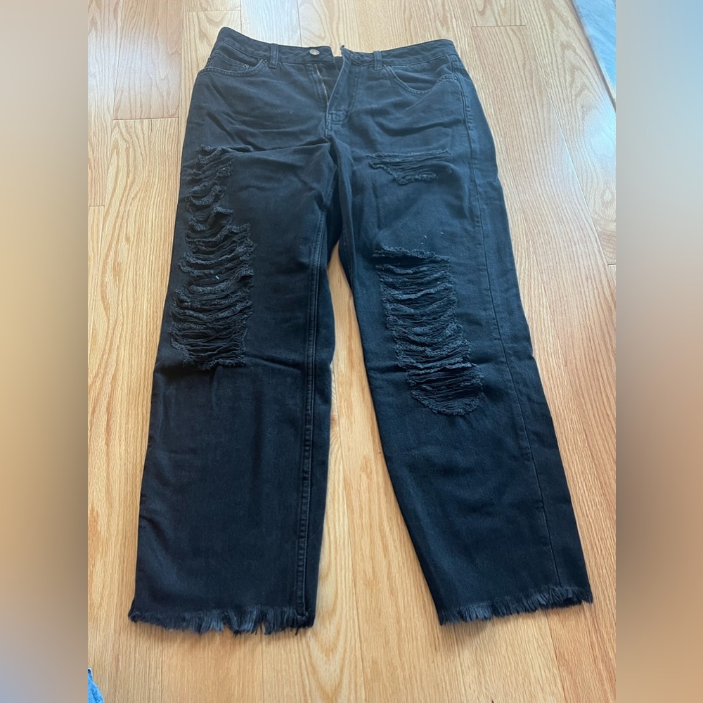 Top shop distress jeans size 6